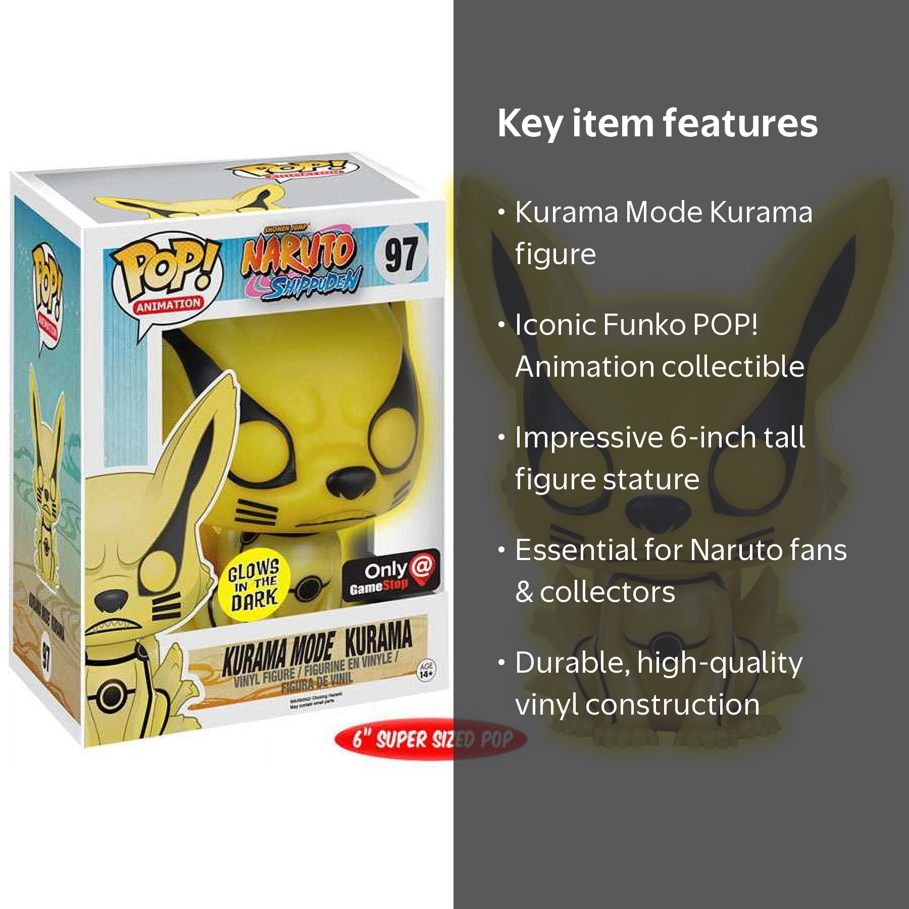 Funko POP! Animation: Naruto 97, Kurama Mode Kurama Figures