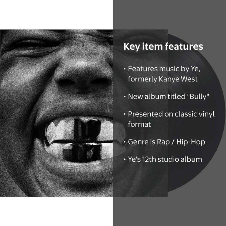 Ye - Bully - Music & Performance - Vinyl - Walmart.com