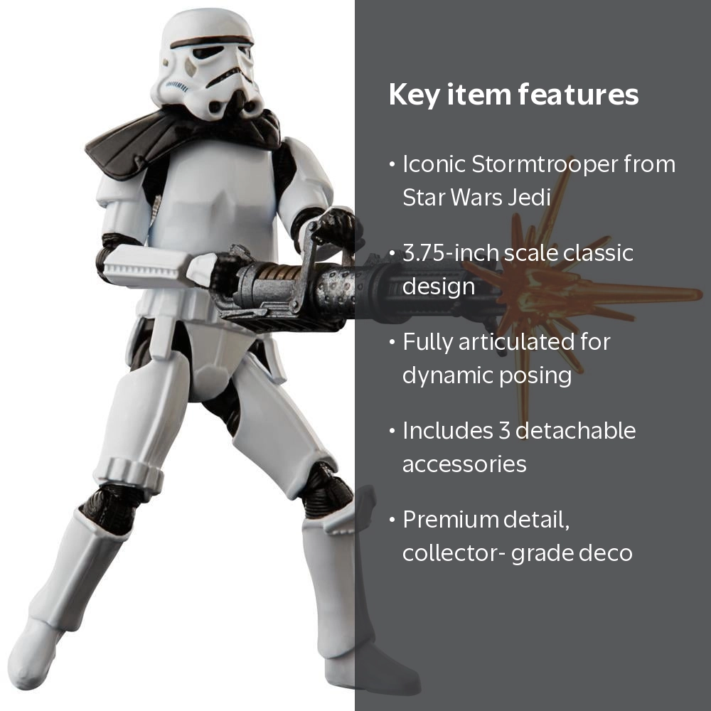 Star Wars Heavy Assault Stormtrooper Action Figure - Vintage