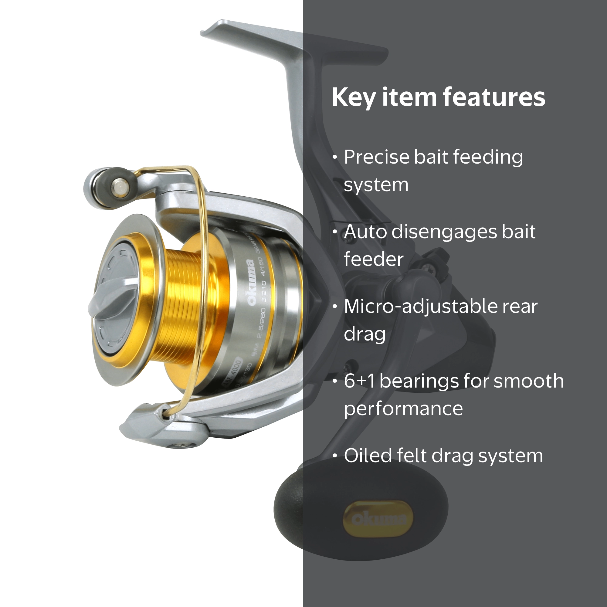 okuma ak baitfeeder reel Avenger ABF Reels Tackle World And this is not just in saltwater fisheries where baitfeeder spinning reels allow live baits to swim uninhibited Okuma Fishing Tackle Spinning Reel,
