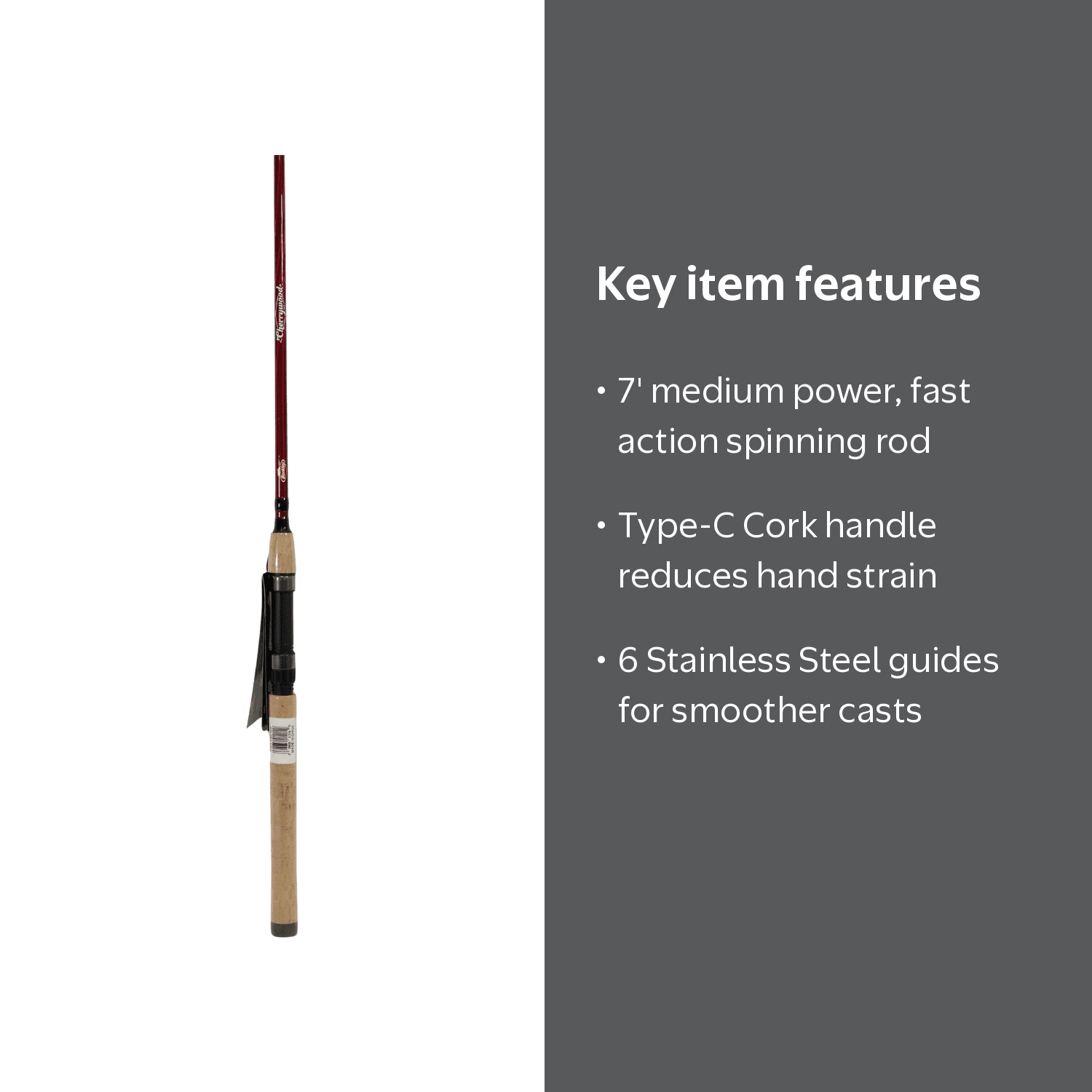 +baitcasting +rods Piscifun® Torrent Casting Rod Two Pieces Abu Garcia Black Max Zilla Baits Lb Test - Yard:40 lb / 370 yd The Ugly Stik Lite