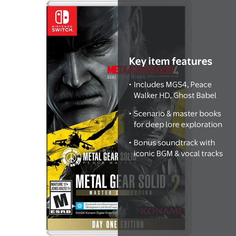 METAL GEAR SOLID: MASTER COLLECTION Vol.2 - Nintendo Switch Game
