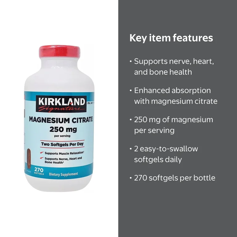 semaglutide magnesium citrate and vitamin E. NOW Supplements, Magnesium Citrate 200