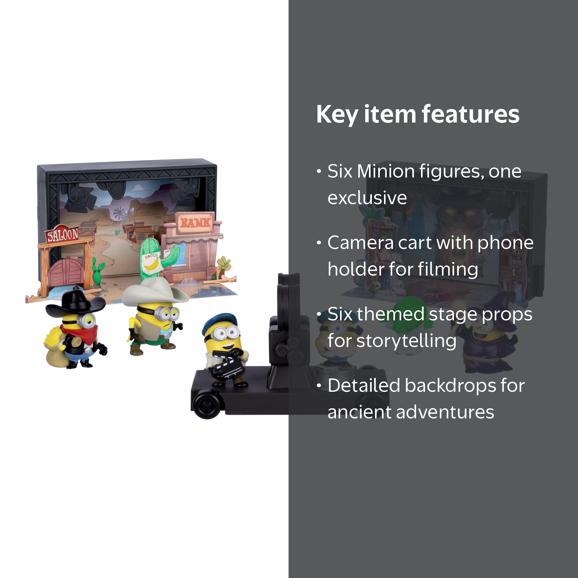 Despicable Me, Minions, Monsters Backlot Studio Set, Includes 2
