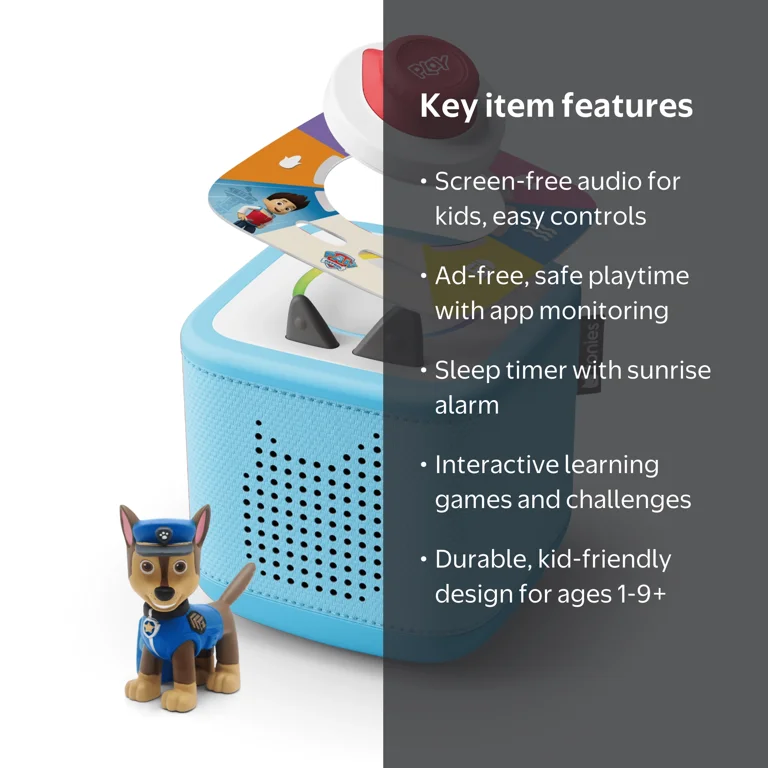 tonies Toniebox 2 Screen-Free Audio Player Full Play Bundle for