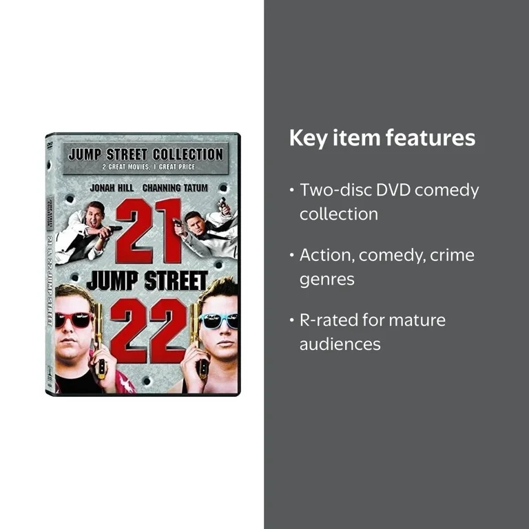 21 Jump Street/22 Jump Street DVD MF Sony Action Comedy - Walmart.com