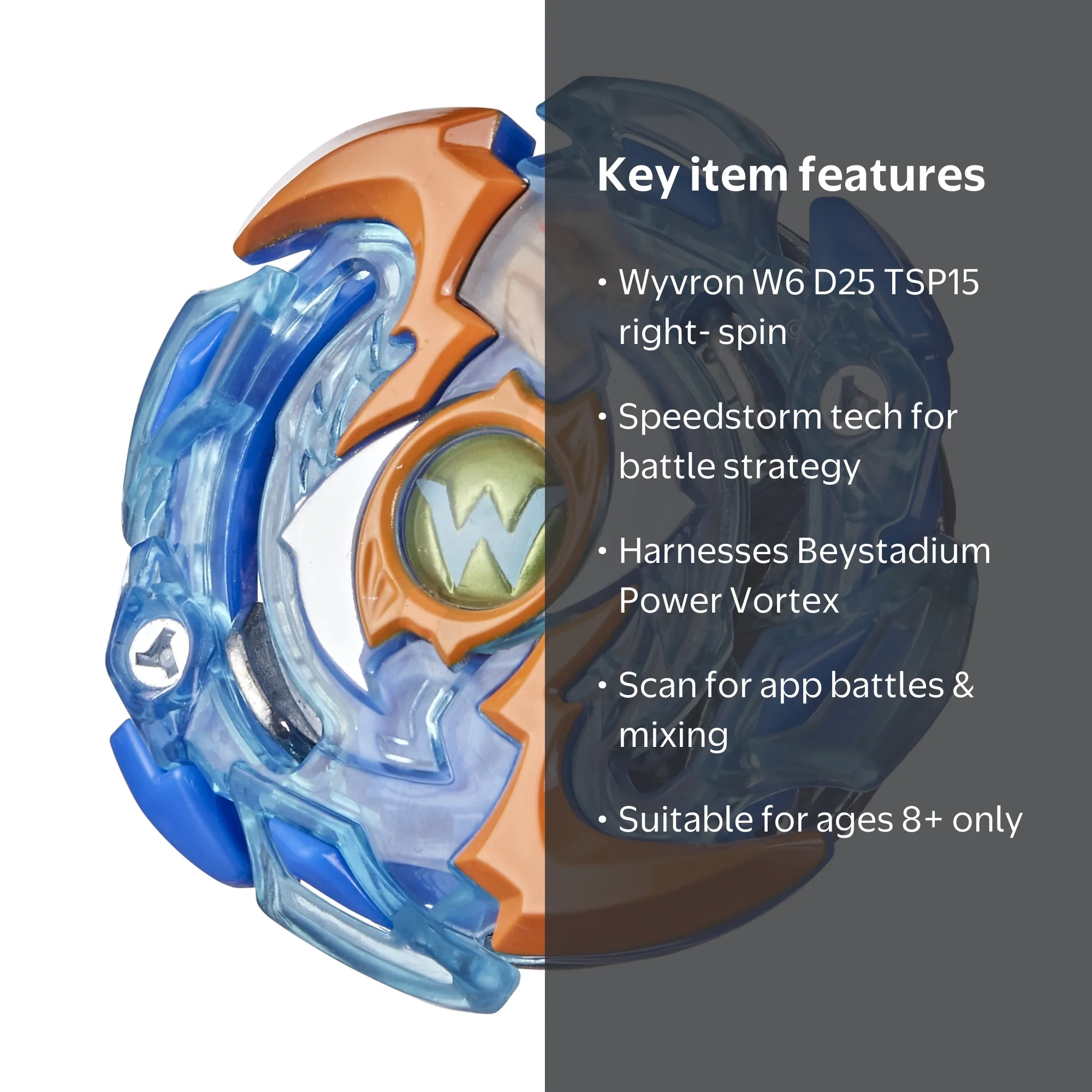 Beyblade Burst Surge Speedstorm Wyvron W6 Spinning Top Single Pack