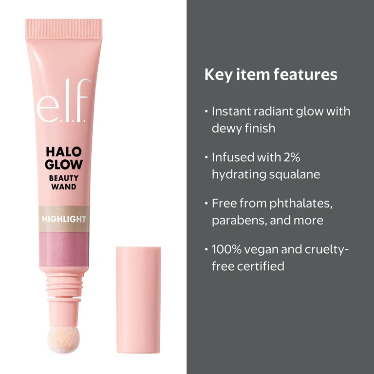フェイスカラー Glow Vibe Highlighter 09 Pink Halo e.l.f. Halo Glow
