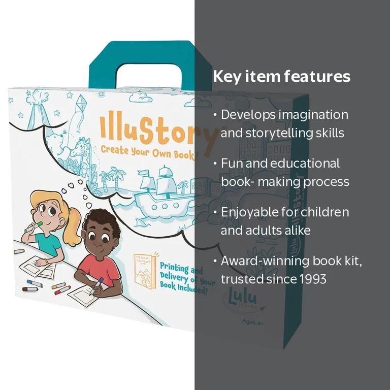 Lulu Jr., Story Create Your Own Book Art and Craft Kit, Complete