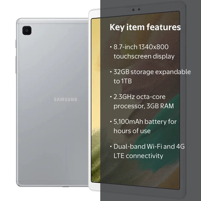 SAMSUNG Galaxy Tab A7 Lite (2021, 32GB, 3GB RAM) 8.7