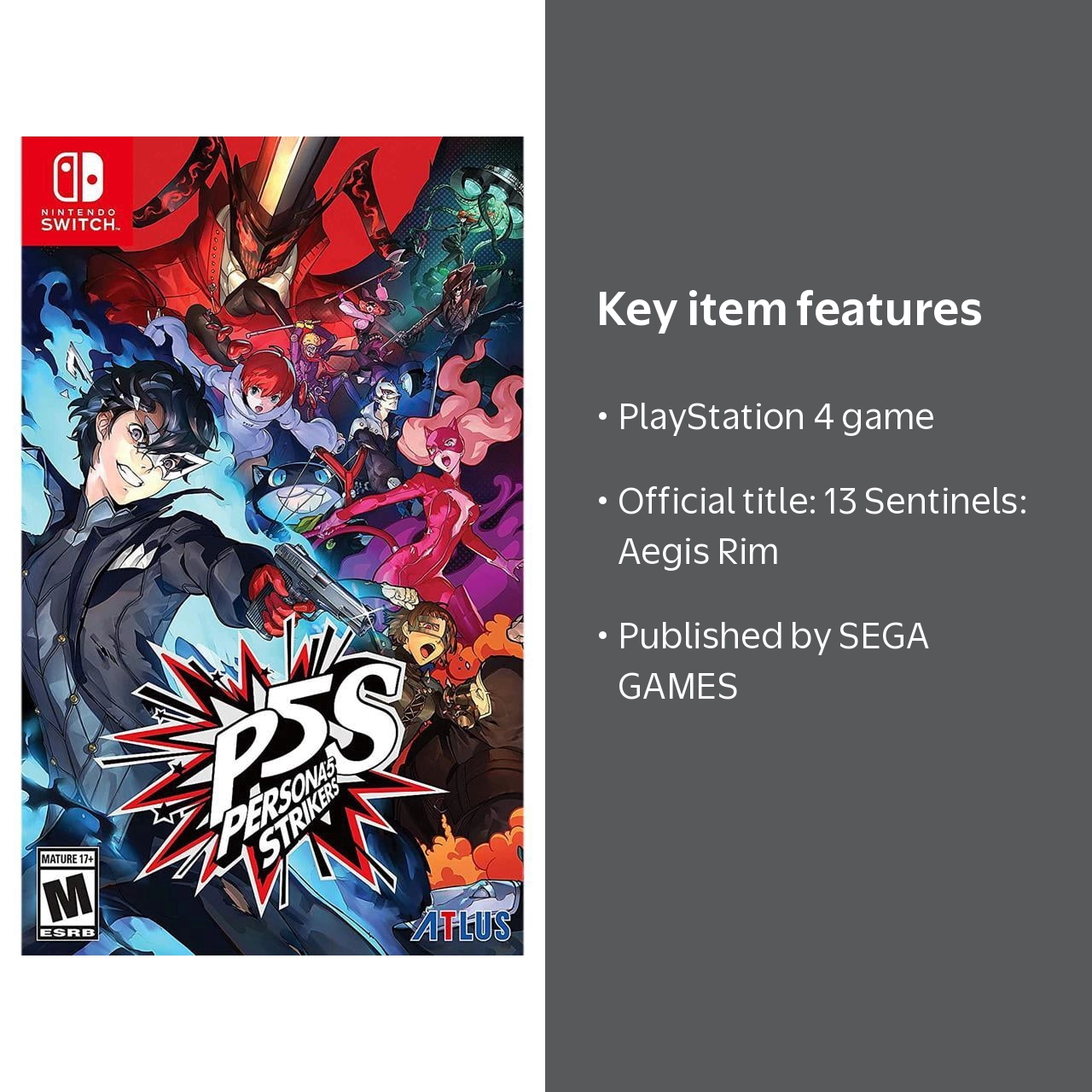 SEGA, 13 Sentinels: Aegis Rim, PlayStation 4, SEGA GAMES - Walmart.com