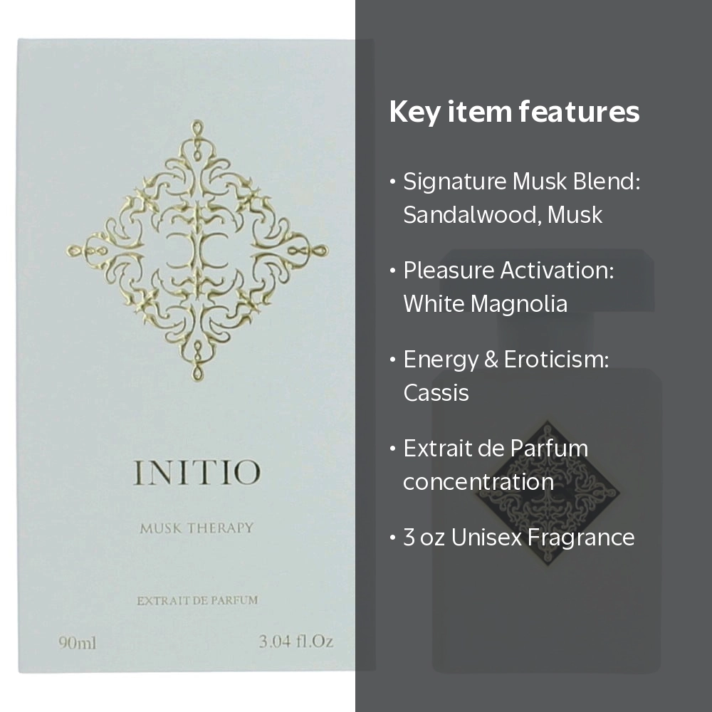 Initio, Musk Therapy Extrait de Parfum Spray, 3 oz, Unisex
