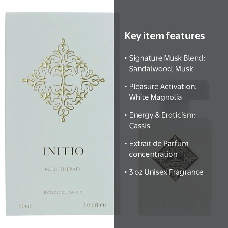 Initio, Musk Therapy Extrait de Parfum Spray, 3 oz, Unisex