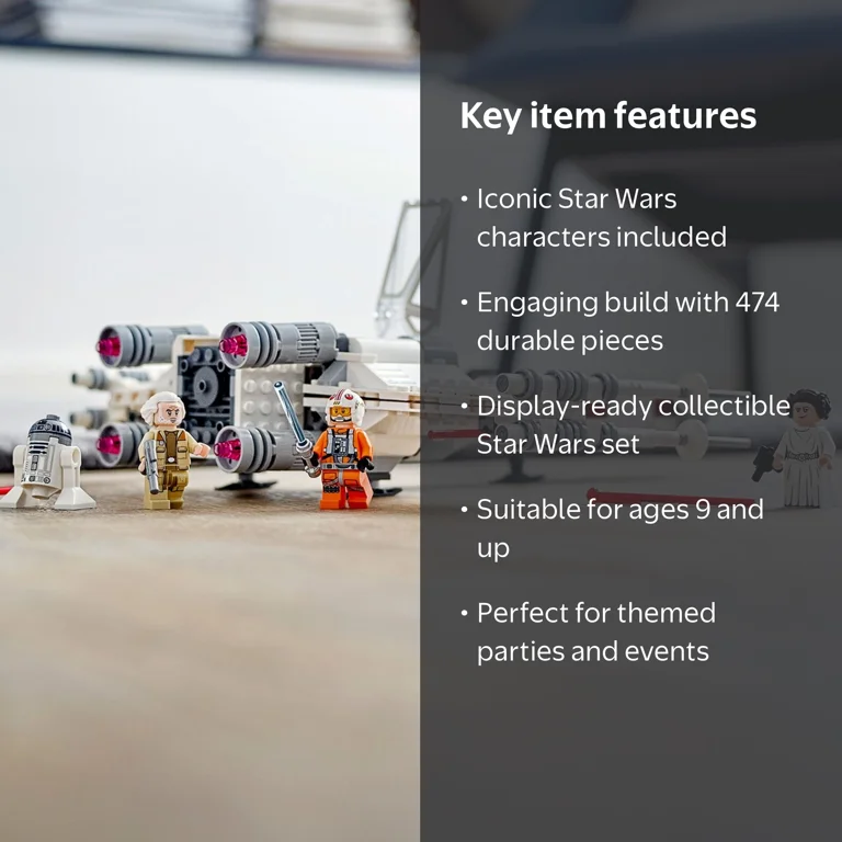 LEGO, Star Wars, Luke Skywalker's X-Wing Fighter, 474 Pieces