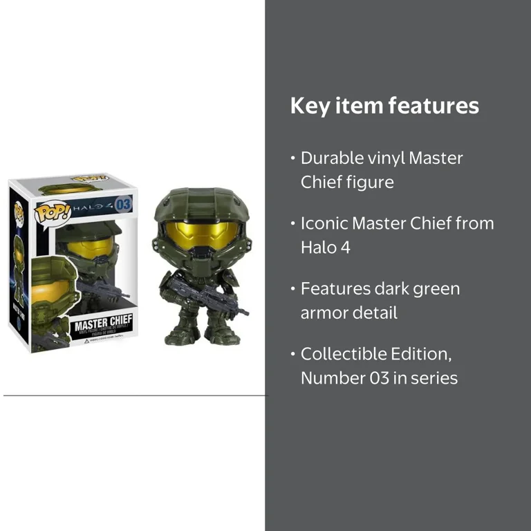Funko Halo 4 Funko POP! Halo Master Chief Vinyl Figure #03 [Dark