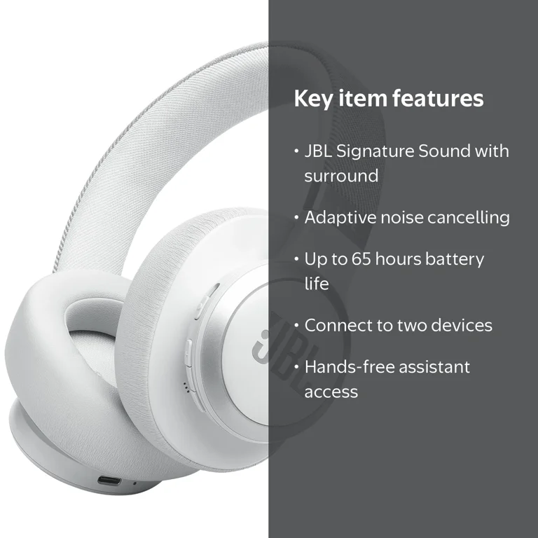 Free Shipping! JBL Wireless Over-Ear Headphones with True Adaptive