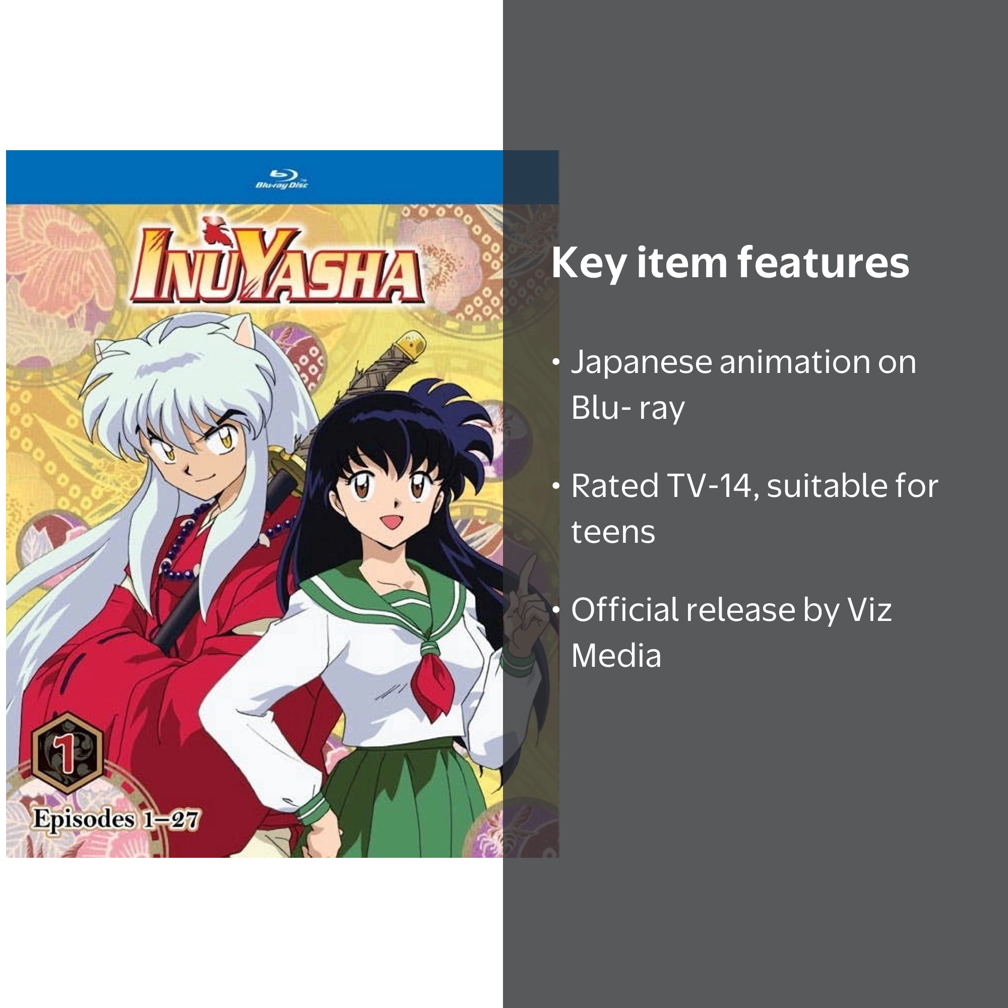 Inuyasha: Set 1 (Box Set) [Blu-ray] - Walmart Business Supplies
