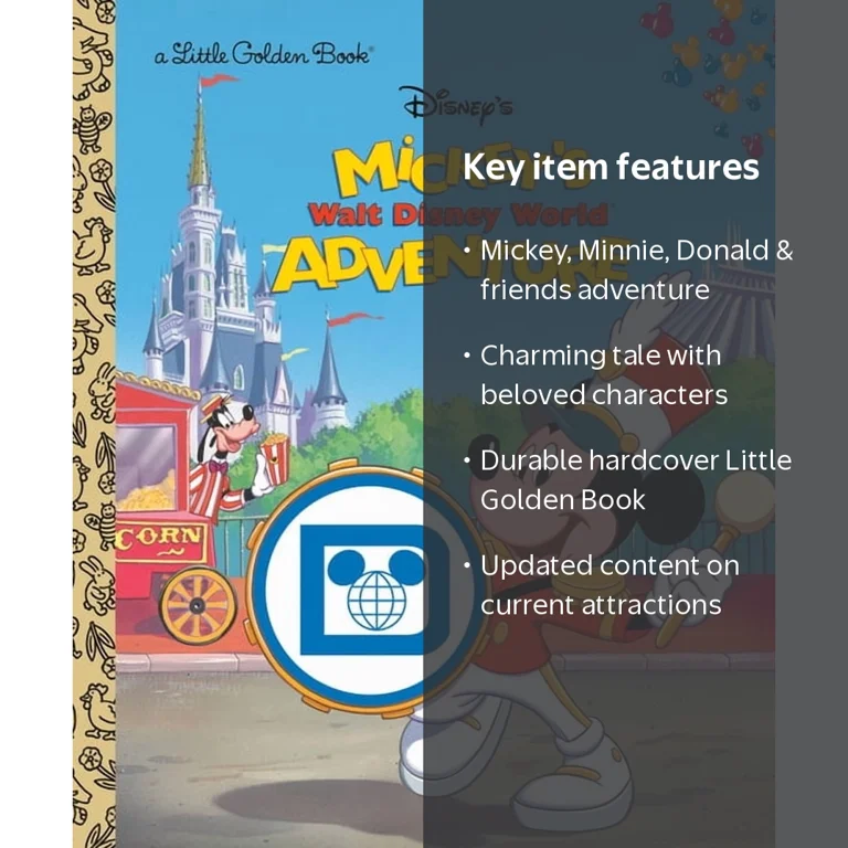 Cathy Hapka Little Golden Book Mickey's Walt Disney World