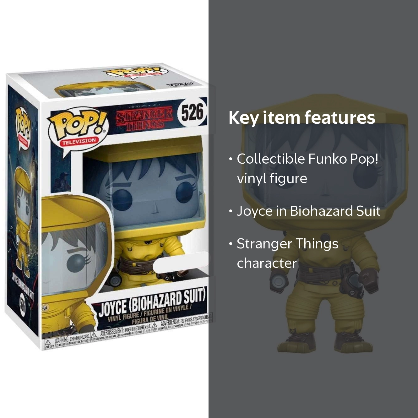 Stranger Things Funko POP! TV Joyce Vinyl Figure [Biohazard Suit