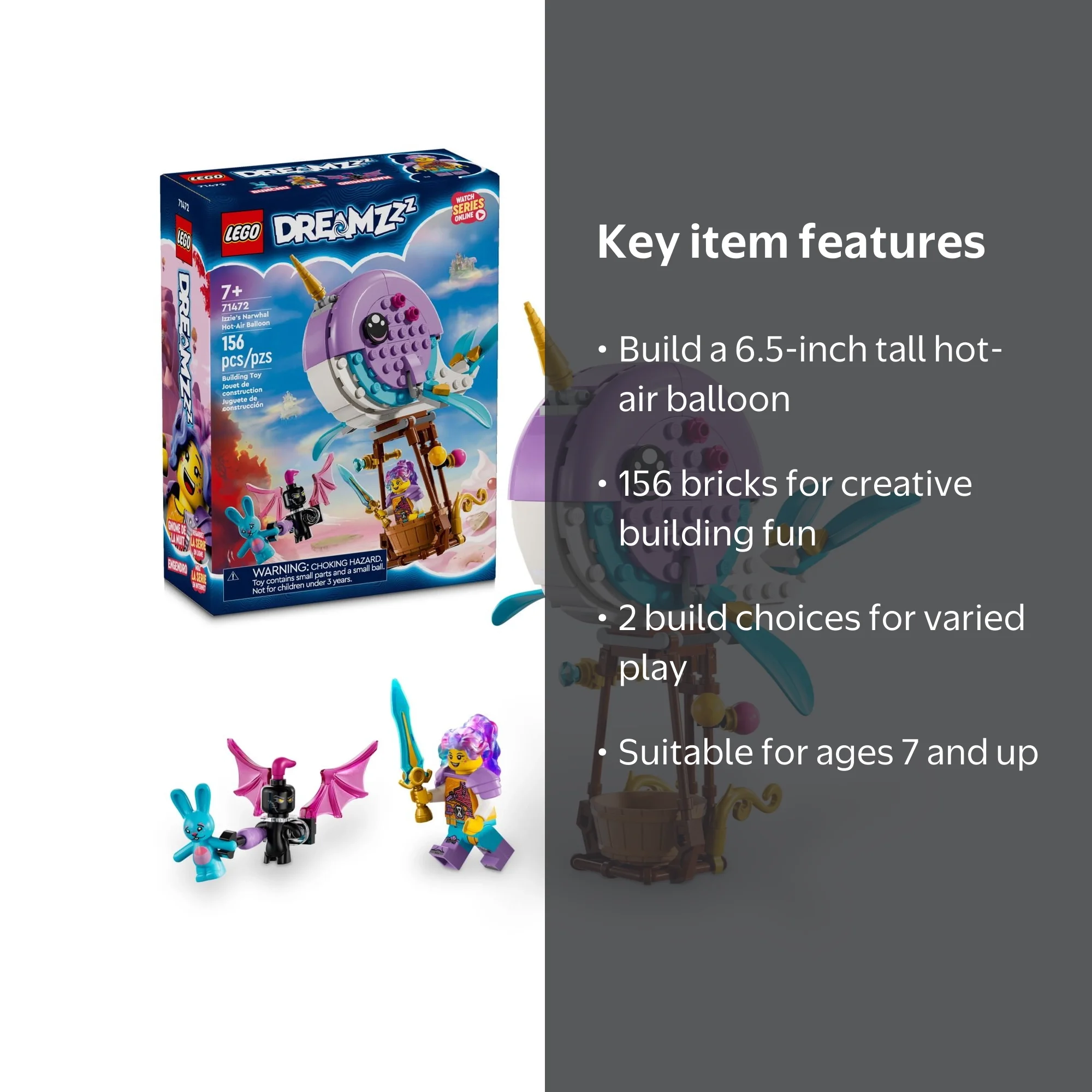 LEGO, Kids Building Toy, 71472, Ocean Animal Transformer - Walmart.com