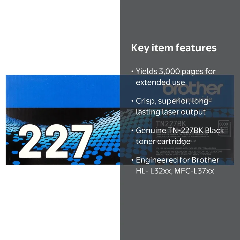 Brother, Toner Cartridge, High-yield Black, 3,000 Pages - Walmart.com