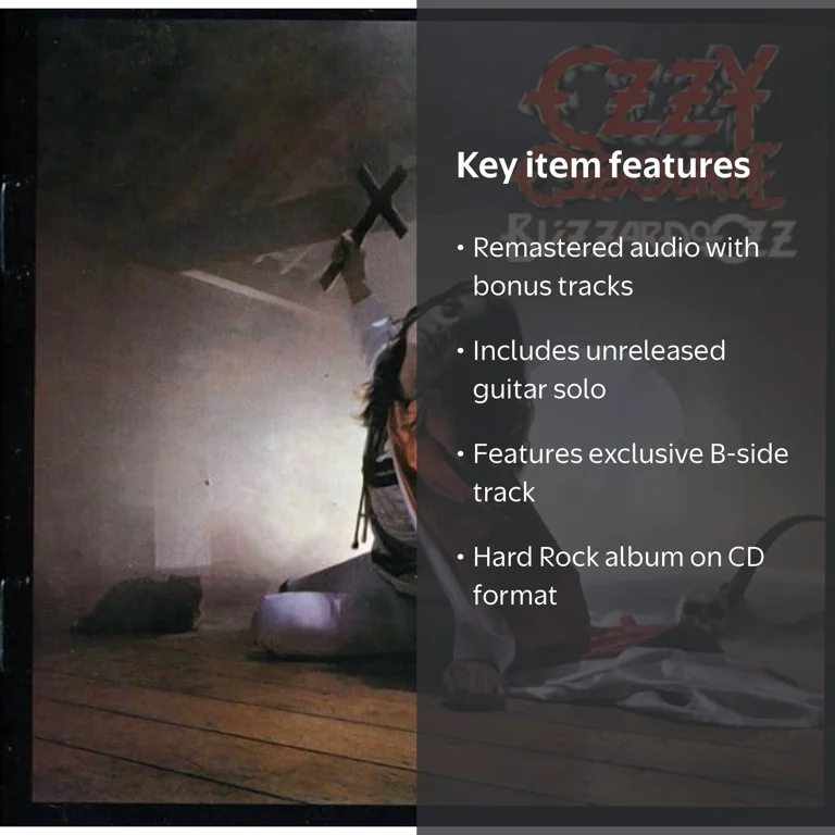 Ozzy Osbourne, Blizzard Of Ozz Expanded Edition Remastered CD