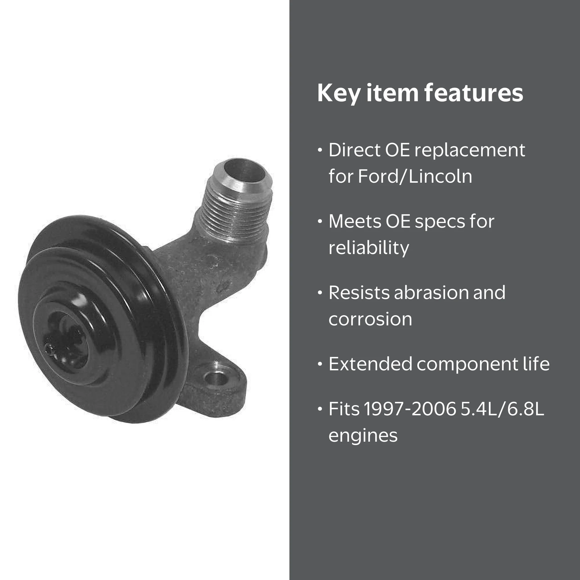 Motorcraft EGR Valve CX-1721 Fits select: 1997-2003 FORD F150