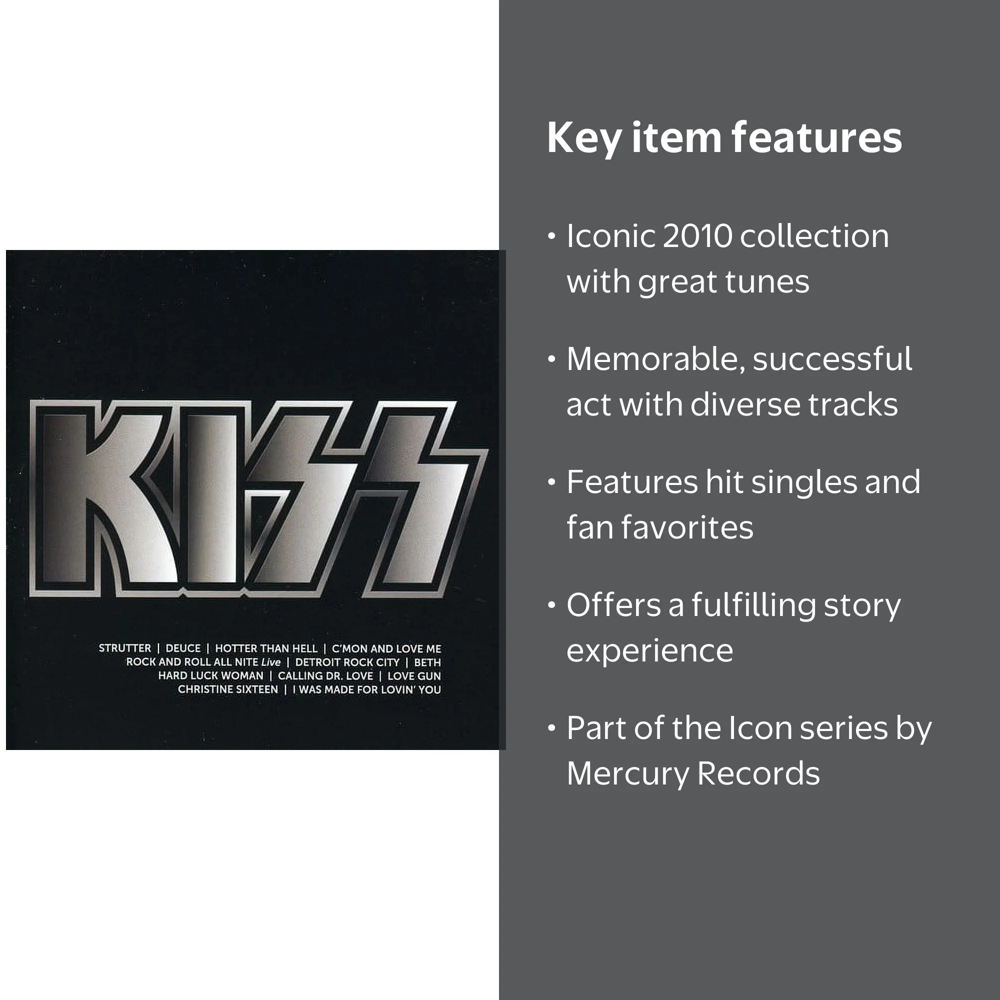 Kiss - Icon Collection: Music & Performance - CD - Walmart.com