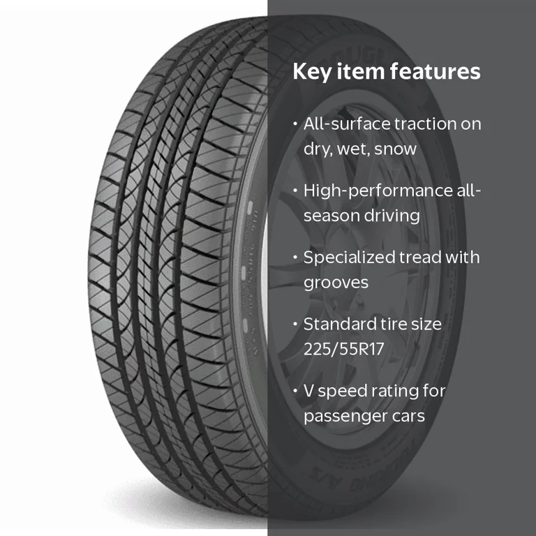 Douglas Touring A/S 225/55R17 97V All-Season Tire - Walmart.com