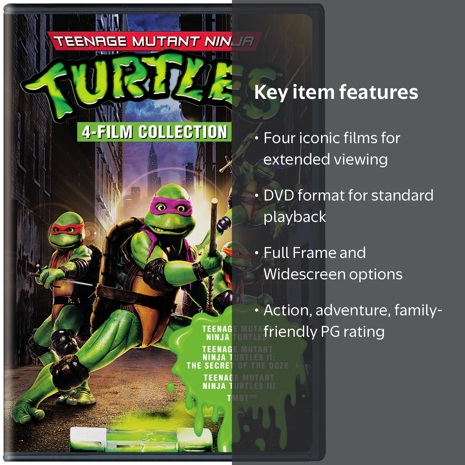 SDS, 4 Film Favorites Teenage Mutant Ninja Turtles DVD Collection