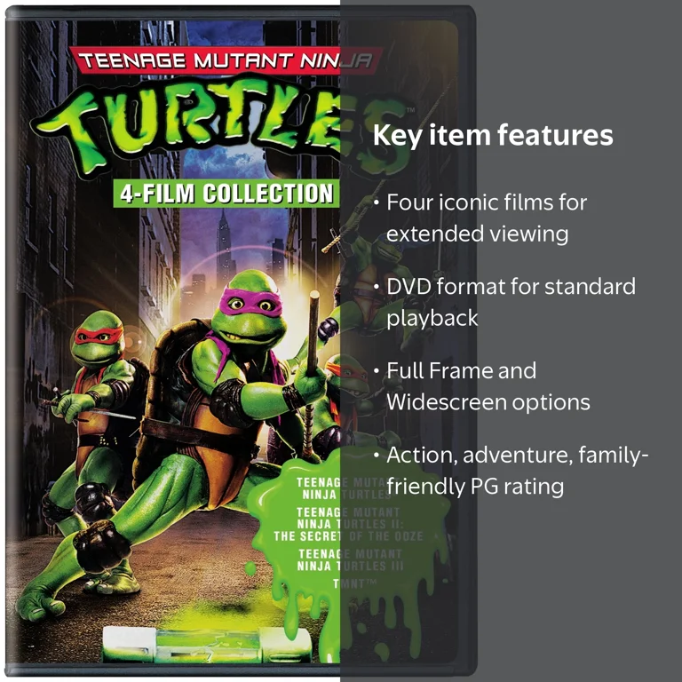 SDS, 4 Film Favorites Teenage Mutant Ninja Turtles DVD Collection