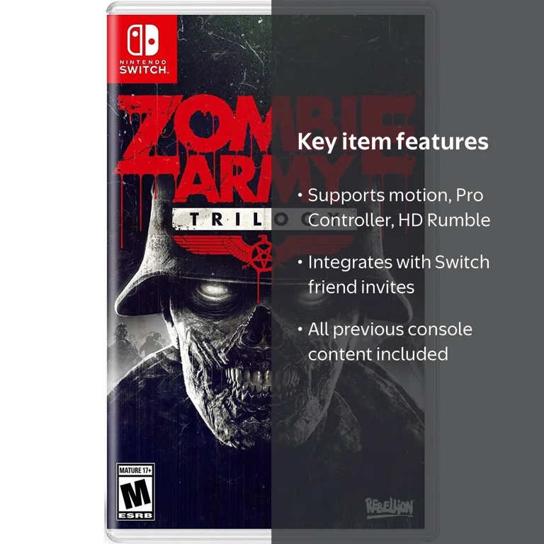 Ui Entertainment, Zombie Army Trilogy, 812303013690, Nintendo
