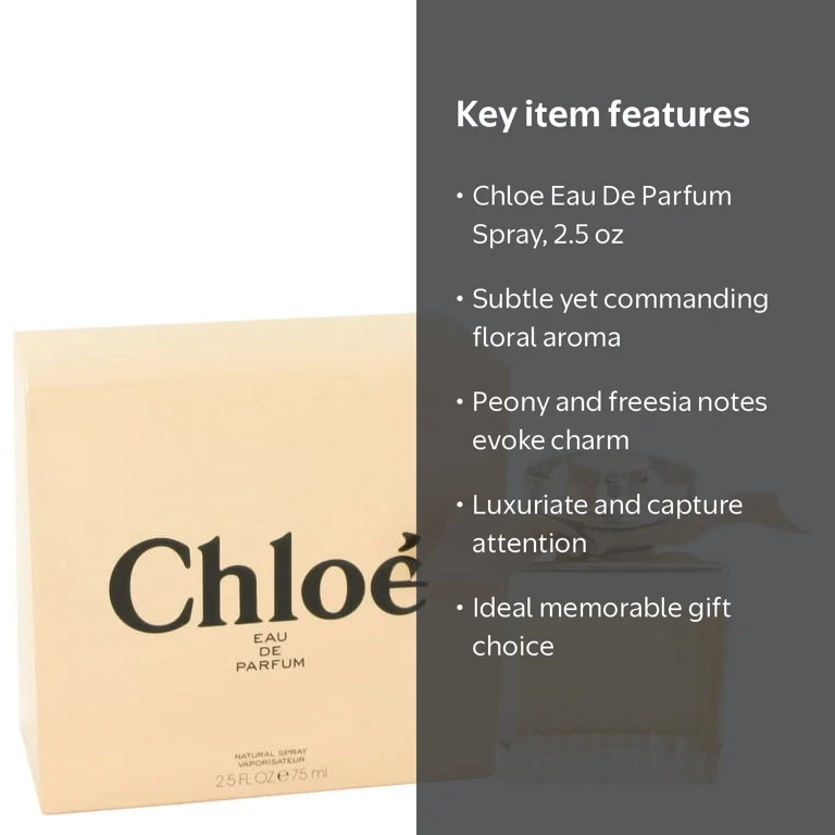 Chloé, Eau De Parfum Spray, 2.5 oz, Women, Floral Scent - Walmart.com