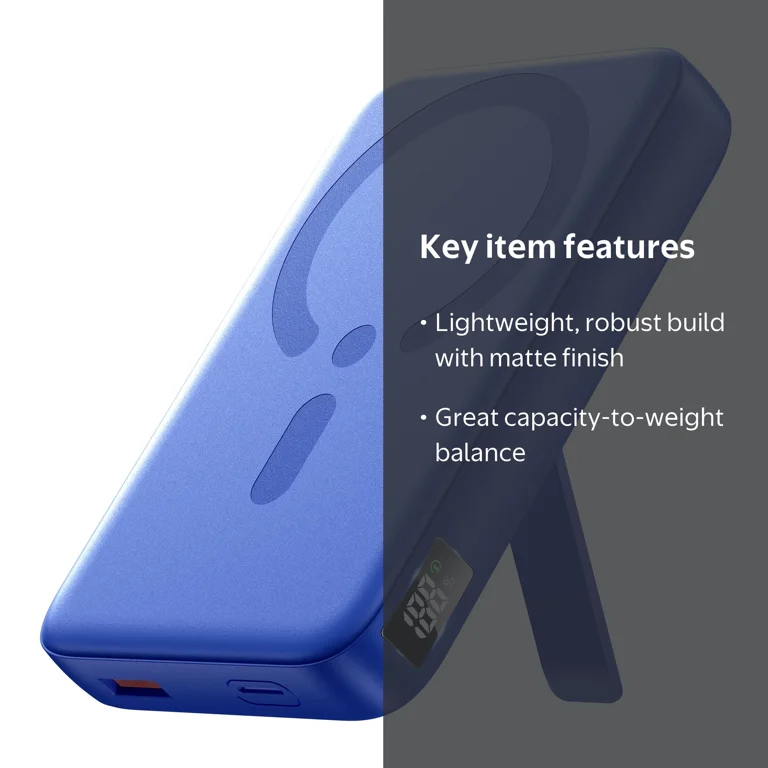 Magnetic Wireless Portable Charger, 12000mAh MagSafe Power Bank