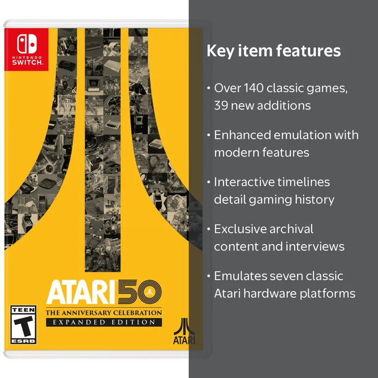 Atari, Video Game Collection, Retro, 140+ Classics - Walmart.com