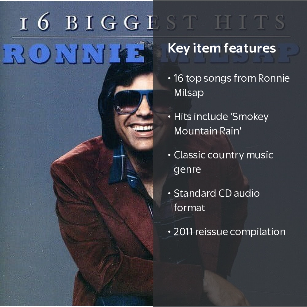 Sony Music, Ronnie Milsap 16 Biggest Hits CD, Music & Performance