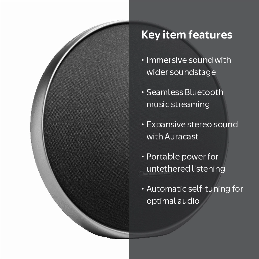 Harman Kardon Onyx Studio 9 Bluetooth Speaker - Walmart.com