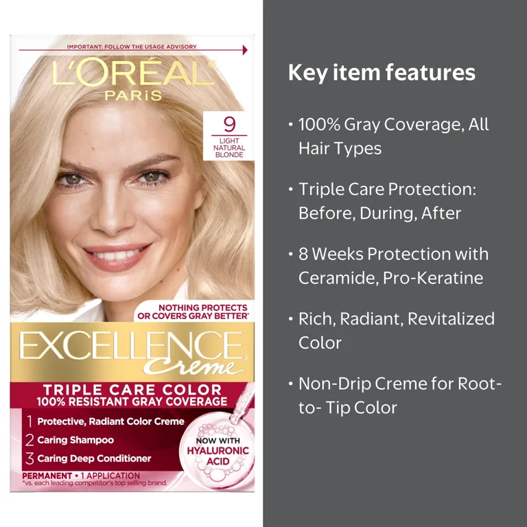 L'Or√©al Paris Excellence Creme Permanent Triple Protection Hair