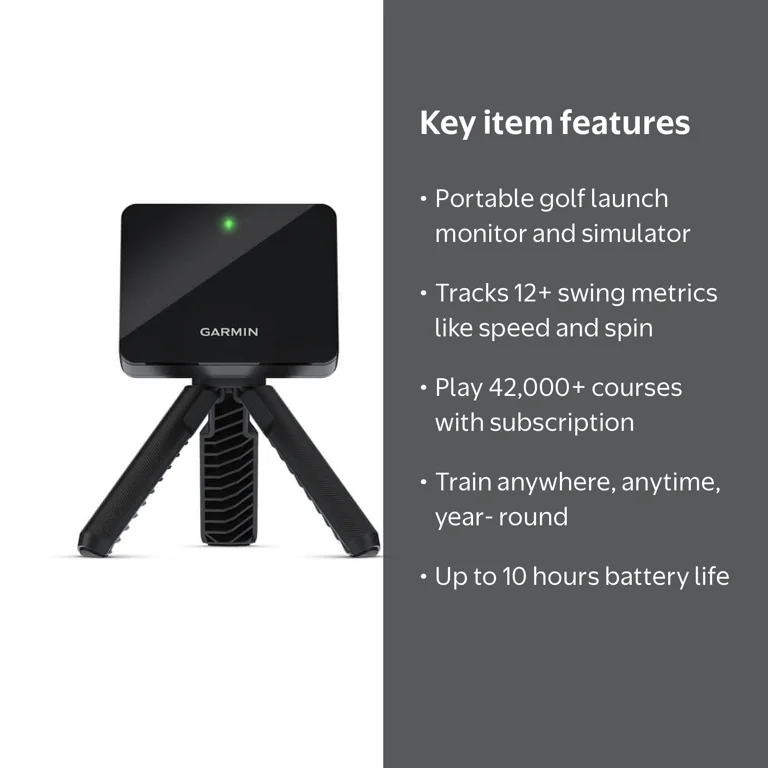 Garmin Approach R10 Portable Golf Launch Monitor, Golf-Simulator
