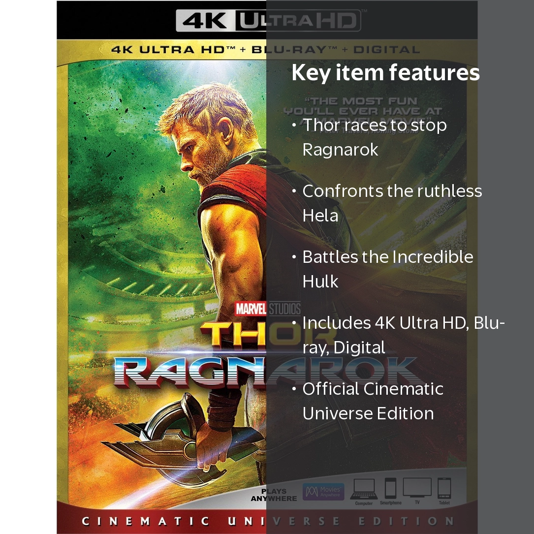 Thor: Ragnarok (Cinematic Universe Edition) (4K Ultra HD + Blu-ray