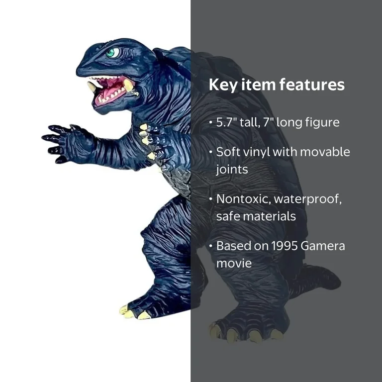 1995 Gamera Godzilla Action Figure: King of The Monsters, Movable