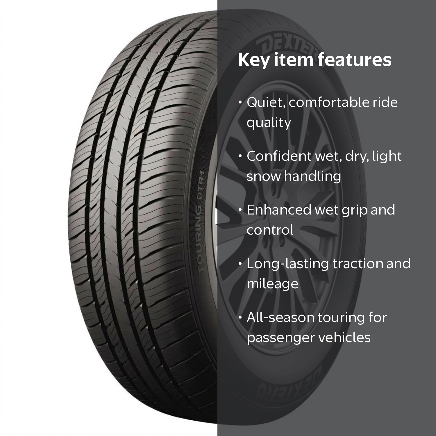 Dextero DTR1 Touring 245/60R18 105H Automotive All Season Tires