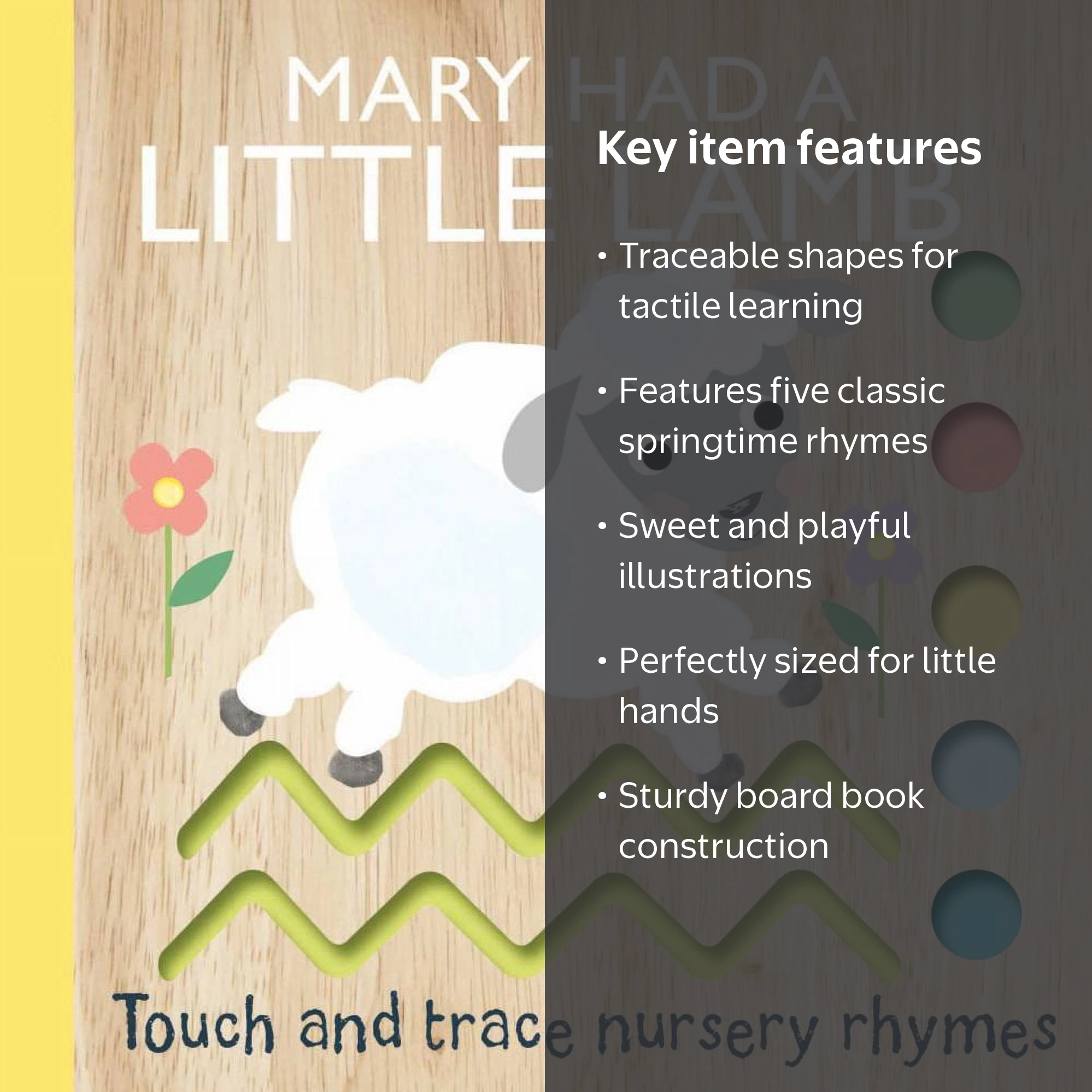Touch and Trace Nursery Rhymes: Mary Had a Little Lamb (Board Book