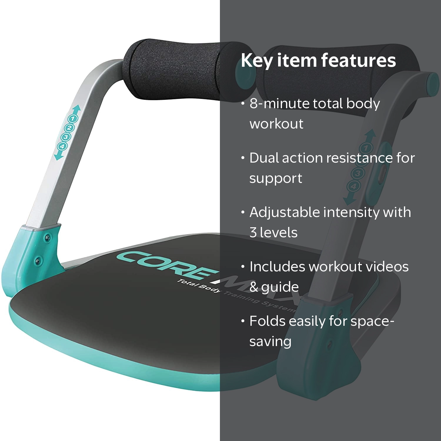 Core Max Smart Abs and Total Body Workout Cardio Home Gym