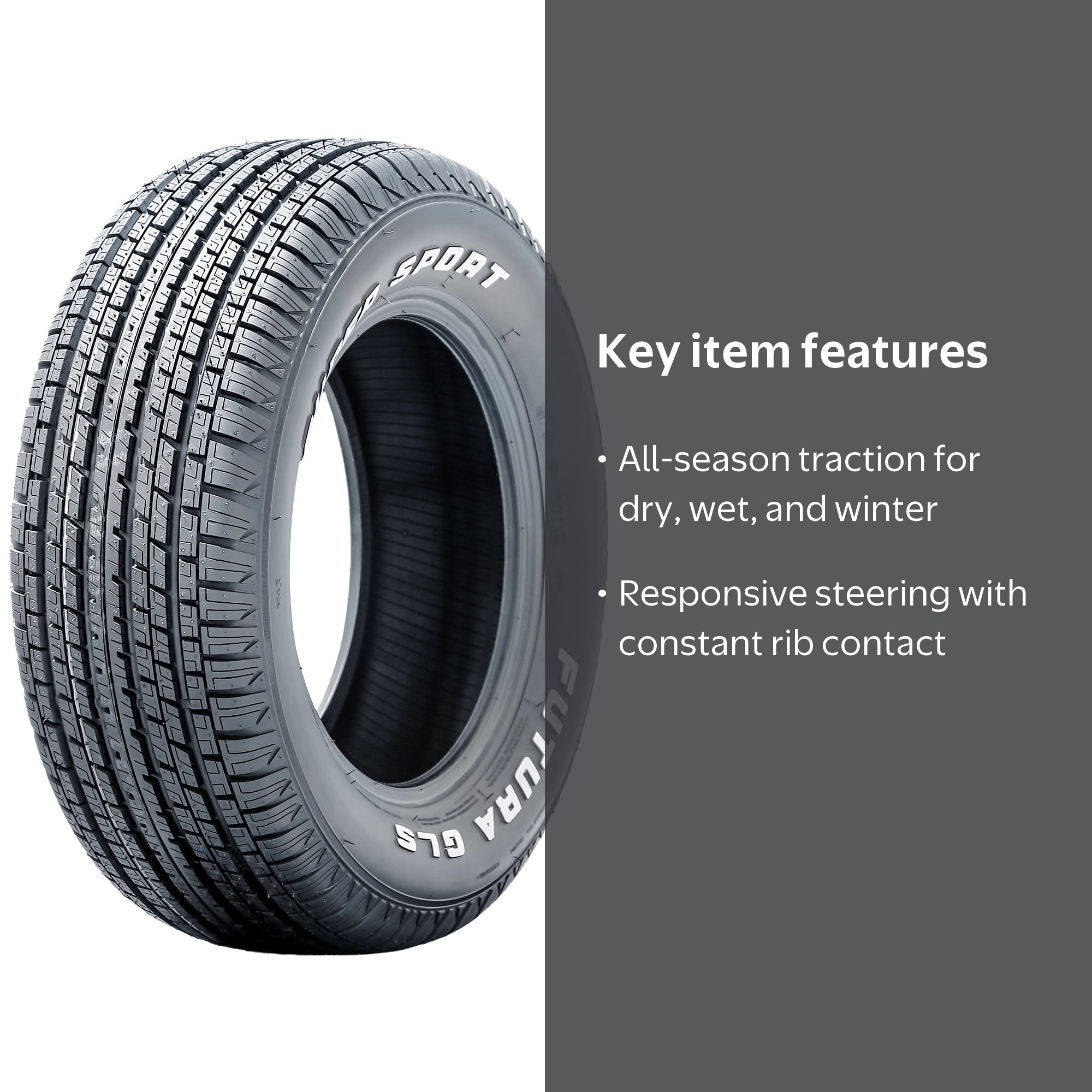 Futura GLS Super Sport 225/70R15 100T a/s All Season Tire