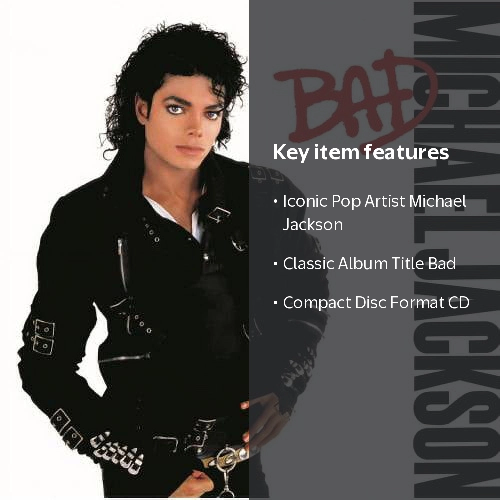 Michael Jackson - Bad (CD) - Walmart.com