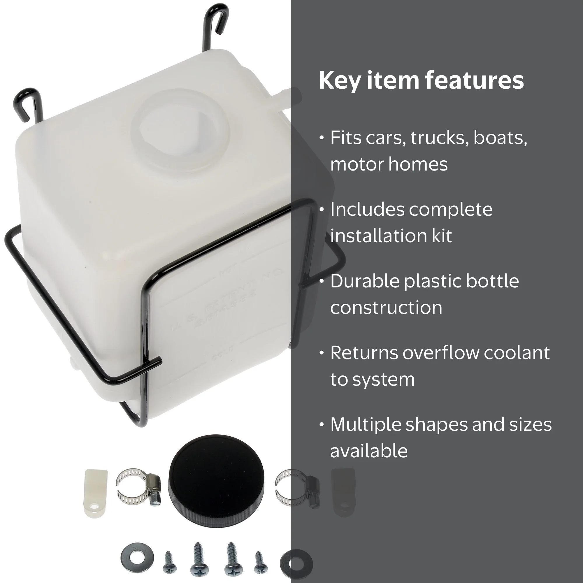 Dorman 54002 Engine Coolant Recovery Kit Clear - Walmart.com