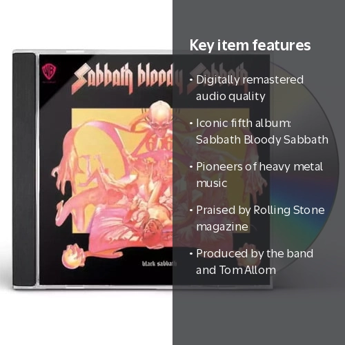 Black Sabbath - Sabbath Bloody Sabbath - Music & Performance - CD