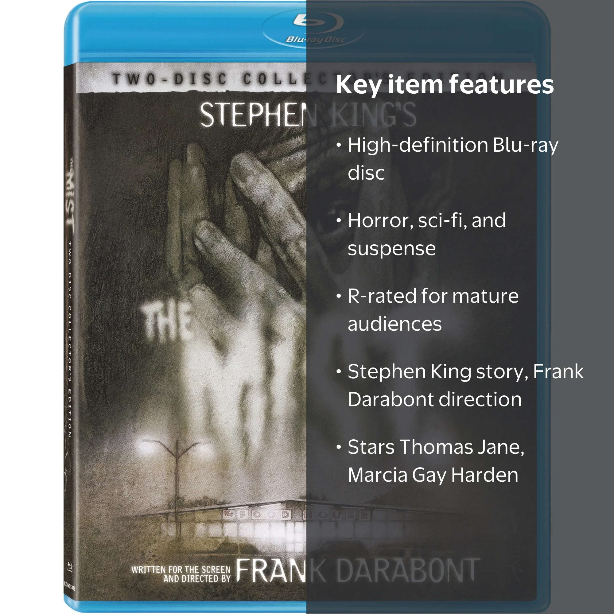 Mist, The (Blu-ray) Horror, Lionsgate - Walmart.com