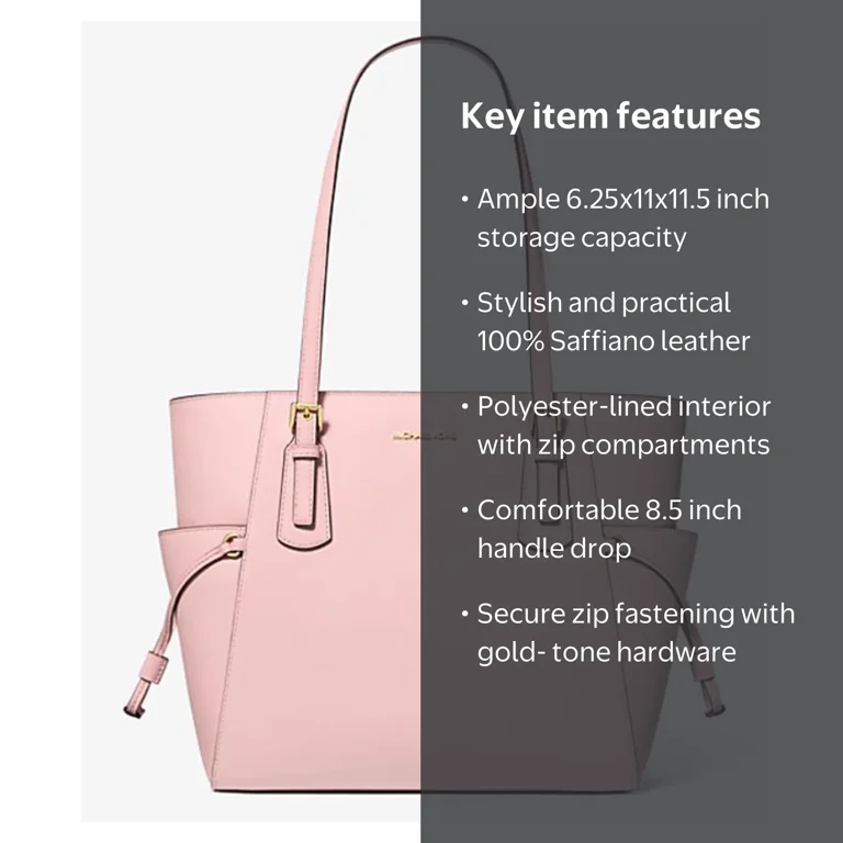 Michael Kors Women's Voyager Large Saffiano Leather Tote Bag